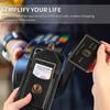 For iPhone 16 Pro Max Case Card Holder Kickstand PU Leather + TPU Phone Cover with Shoulder Strap