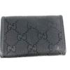 GUCCI 212111 6P key GG implementation  Key Case GG implementation Black