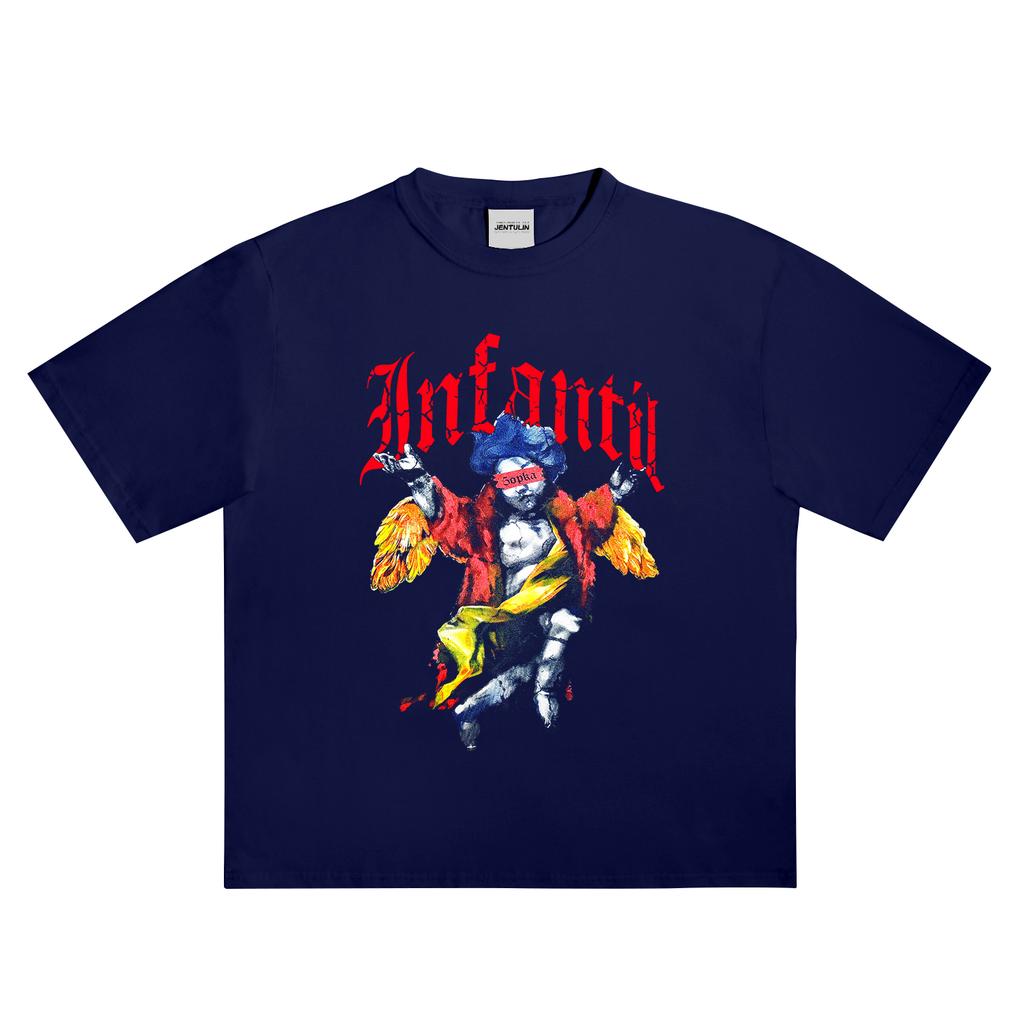 Harajuku Oversized Streetwear Mens Clothing Graphic Print Tshirt Hip Hop Cartoon Short Sleeve Tops Goth Y2k