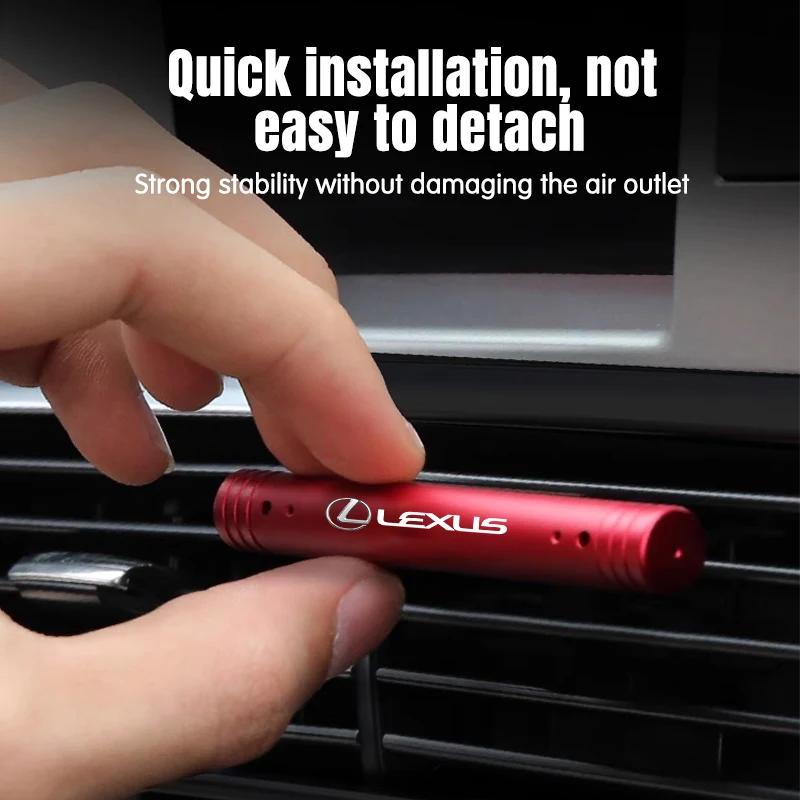 Auto Logo Duftstäbchen Parfüm Duft Dekoration für Lexus CT200h F sport ES LS IS GS LC RC RX UX NX LX GX Auto Zubehör