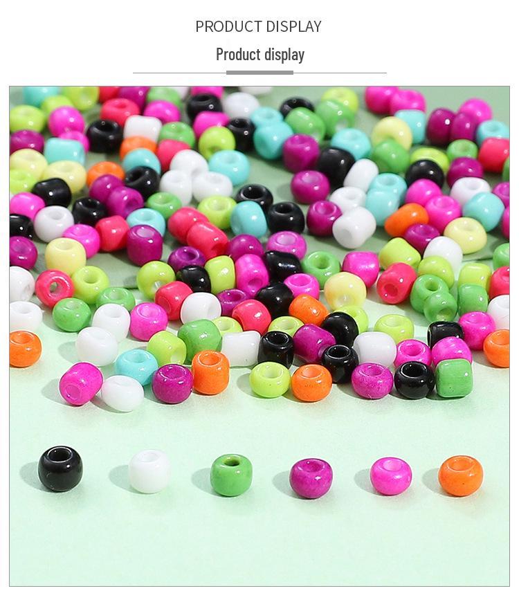 24-Grid Glass Seed Bead Set: Hot & Cold Colors for Handmade DIY Jewelry - Bracelets, Necklaces, and Accessories