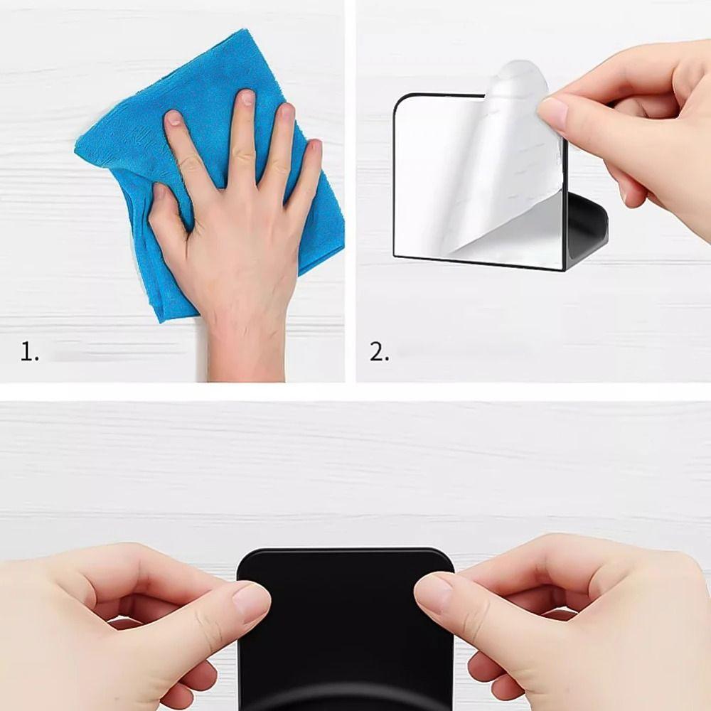 10pcs Punch-free Headphone Stand Adhesive Headset Holder Earphone Bracket Headphone Bracket  Home