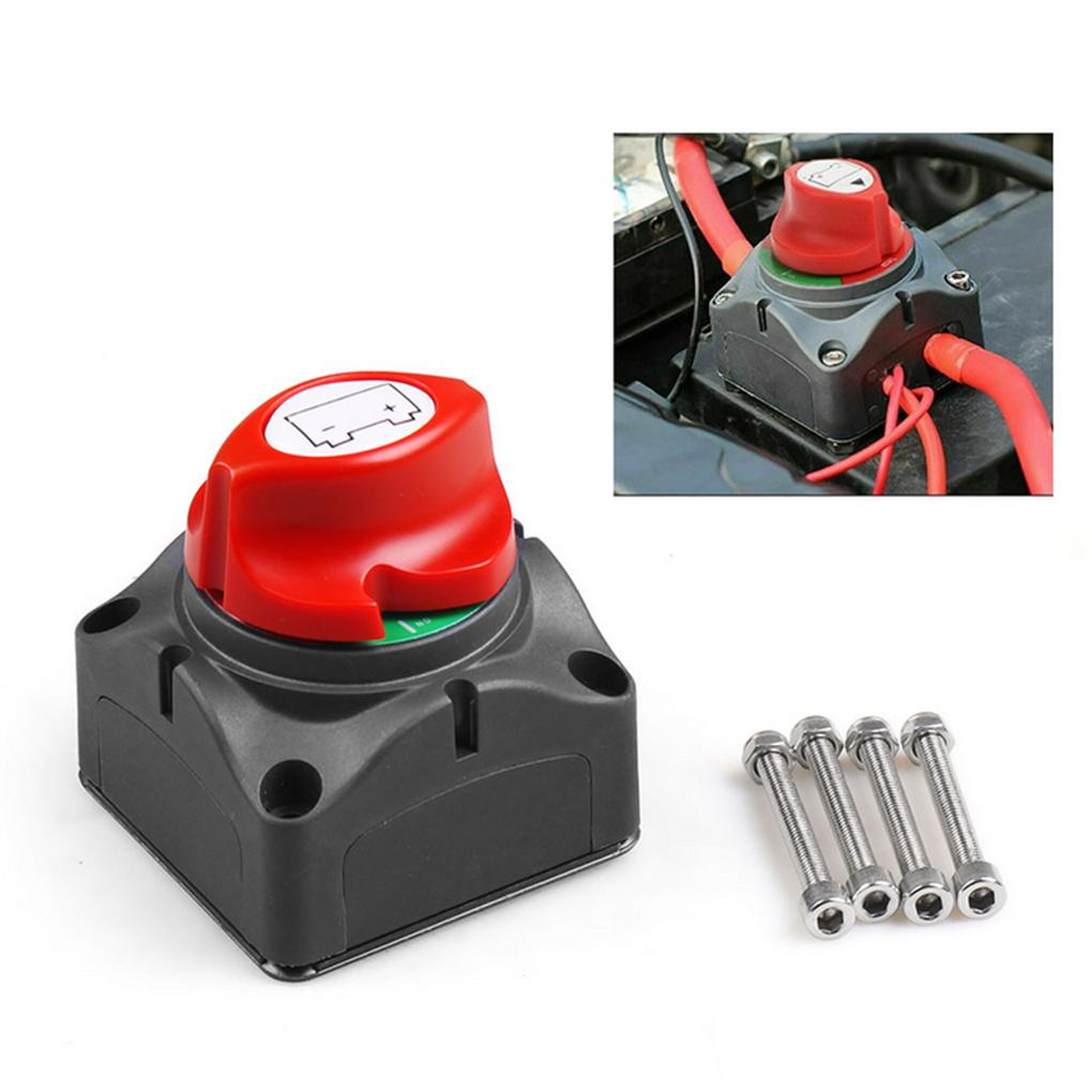 Battery Switch Power Disconnect Switch Rotary Battery Disconnect Isolator for Car Marine Boat