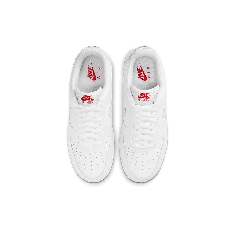 Nike Air Force 1 Low 'Topography Pack - White University Red' (Unisex) White / Black / University Red Skate Shoes DH3941 100