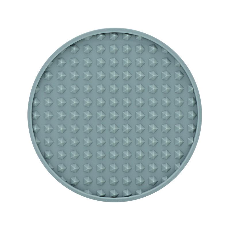 Thickened Round Silicone Marble Coaster - Heat-Resistant, Non-Slip, Food-Grade Anti-Scald Mat for Cups