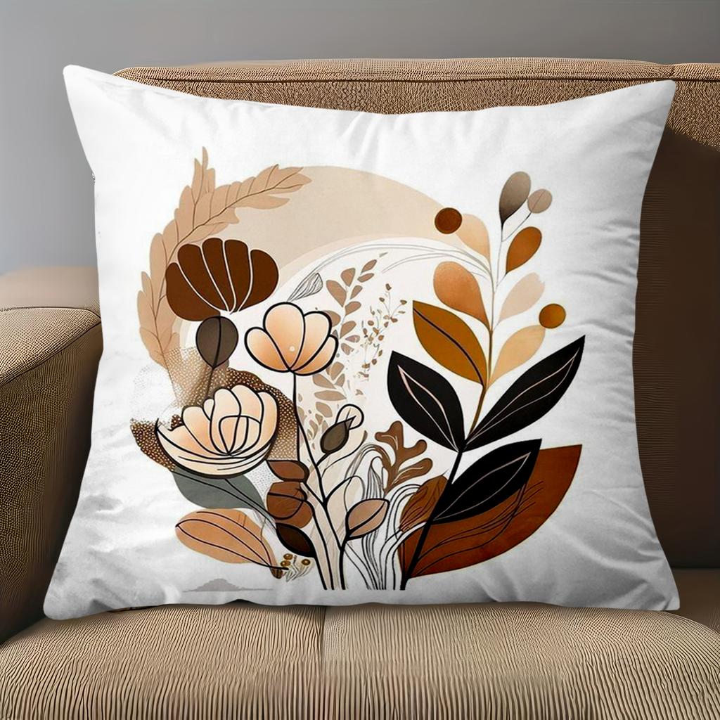 1 Pieces Bohemian Floral Patterned Throw Pillow Set Polyester pillowcase, sofa decorative cushion cov Headboard Pillow