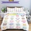 3pcs Sanrio Breathable Polyester Bedding Set Soft Duvet Cover and 2 Pillowcases,Suitable for All Seasons, 082663b