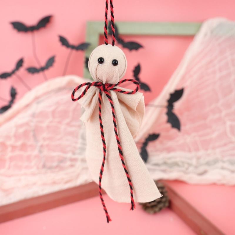 User Friendly Haunting Specters Decorations 12PCS Set With Twines Rope For Scary DIY Halloweens Party Ceiling Doorway Decoration