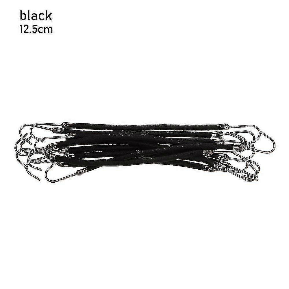 10 Pcs Gum Hair Bands Elastic Hair Styling Tools Hook Ponytail Women T