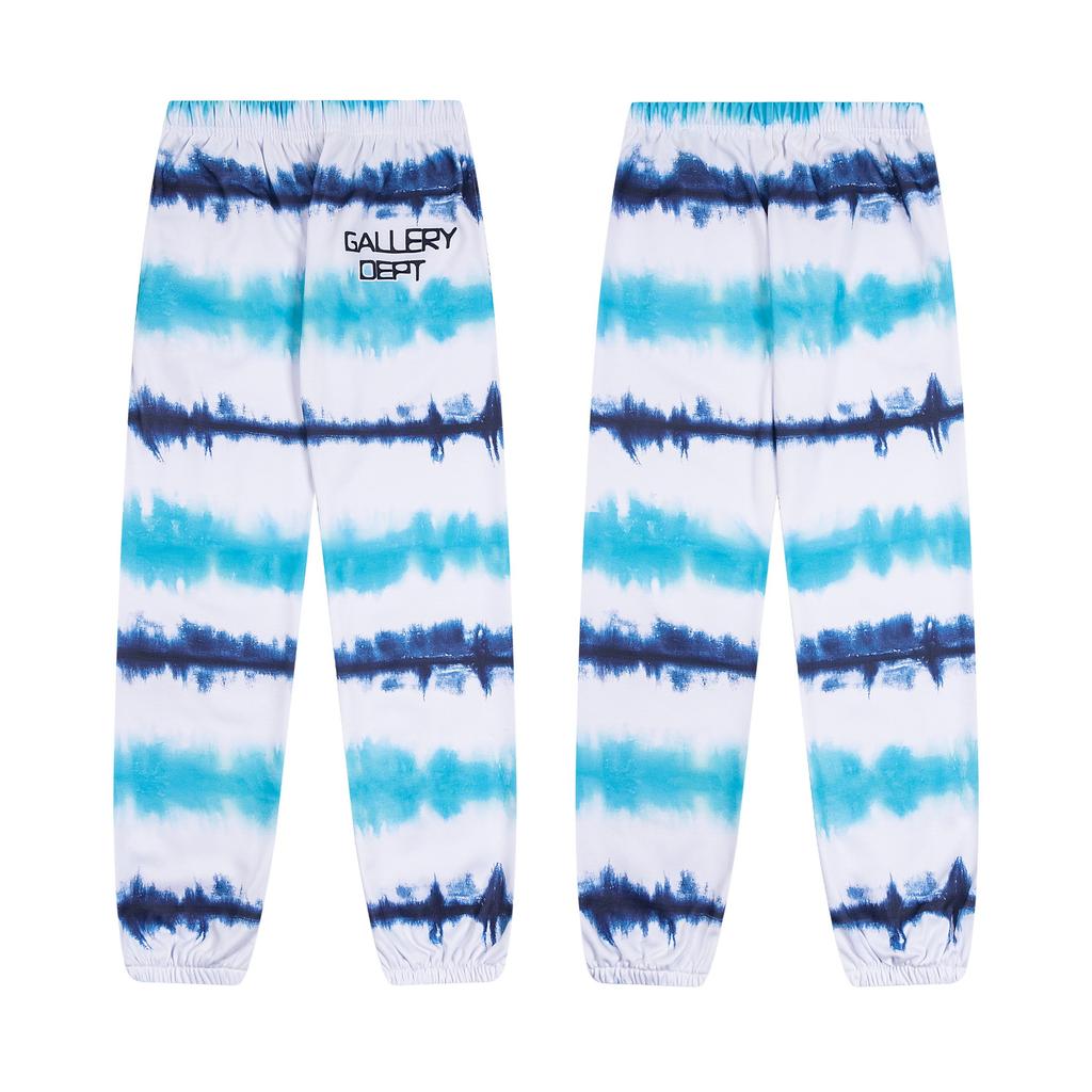 Cross-border Foreign Trade G D Splashing Ink Graffiti Casual Loose Trousers Splicing Couple Leggings Sweatpants Tide Men and Women the Same Style
