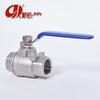 Heavy-Duty Stainless Steel Two-Piece Ball Valve with Lock