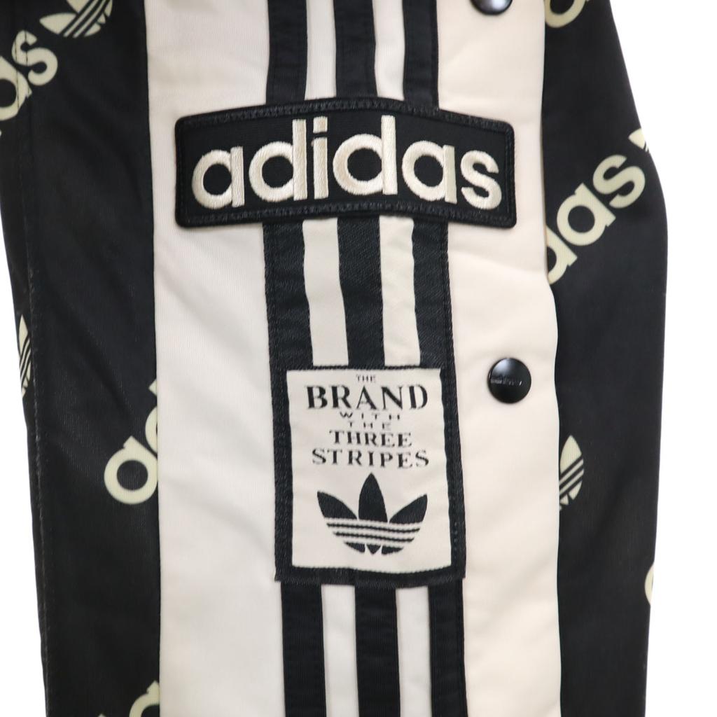 Adidas Originals Trefoil Logo Adibreak Track Pants S Black Jersey Women Used
