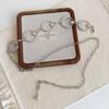 Belly Chain Metal Circular Ring Waist Chain Silver Ethnic Belt Chain  Shorts Decoration