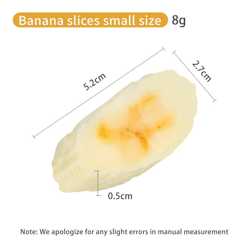 3 шт./лот ПВХ Искусственный Банан Ломтик Симуляция Фруктов Модель Фото Реквизит Поддельный Ломтик Банана Забавные Игрушки Фруктовый Магазин Витрина Дом Де 3pcs