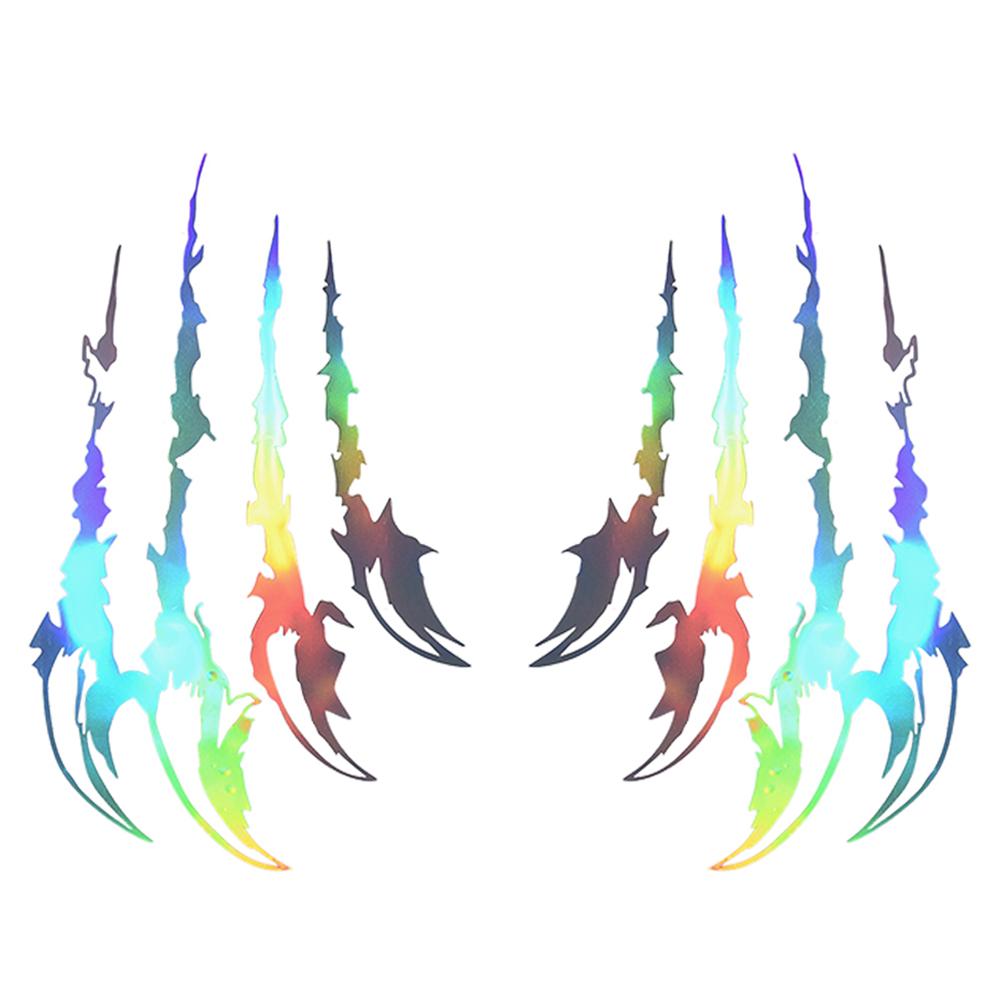 1Pair Monster Claw Paw Scratch Stickers for Car Hood Bonnet Body Decals PVC Sticker Car Styling Film Graphics Sheet  32x19.5cm