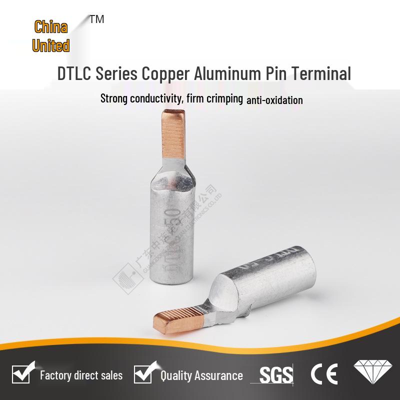 Copper-Aluminum Pin Terminal Wire Connector (10~50MM) - Purple Ear Terminal In Stock