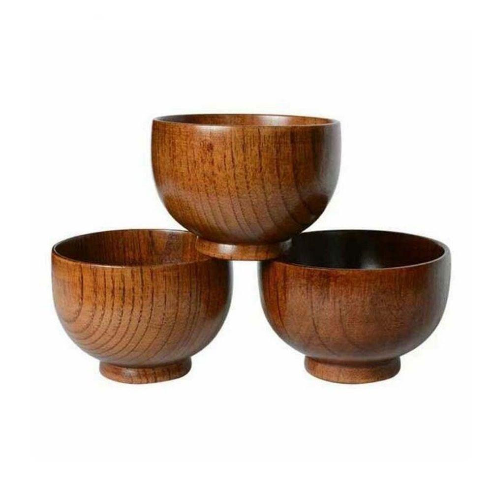 

Суповые миски Коробка Детская кухонная миска Деревянная столовая посуда Обед