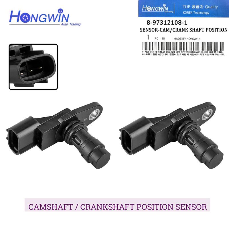New Engine Camshaft Crankshaft Position Sensor For Isuzu D-MAX 07-14 Holden 4JH1 Colorado Rodeo 2.5 3.0 8973121081 8-97312108-1