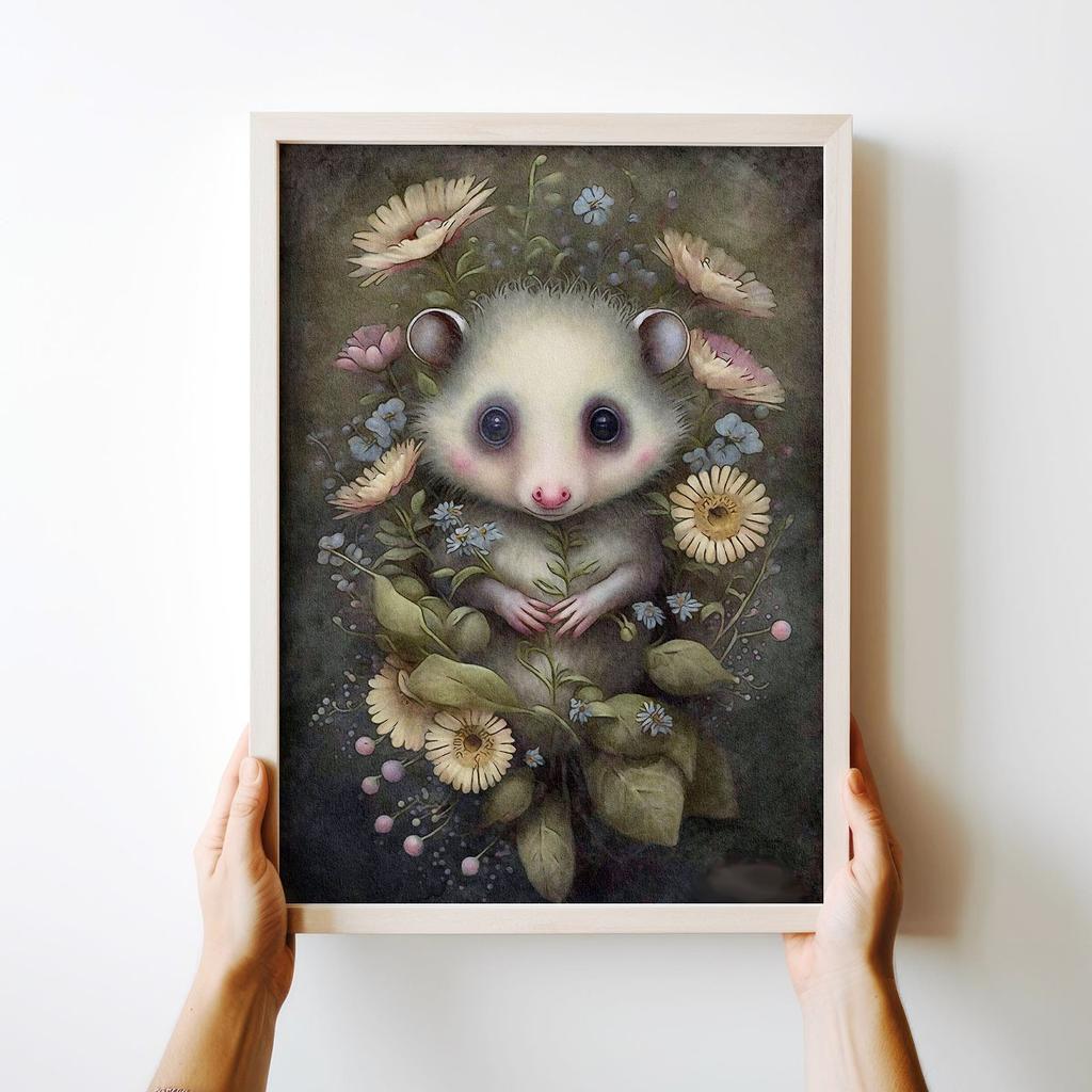 Poster for a Child Children's Pictures Opossum