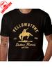 Yellowstone Dutton Ranch Graphic Cotton T-Shirt Crew Neck for Unisex Adults Casual Weekend & Outdoor Activities