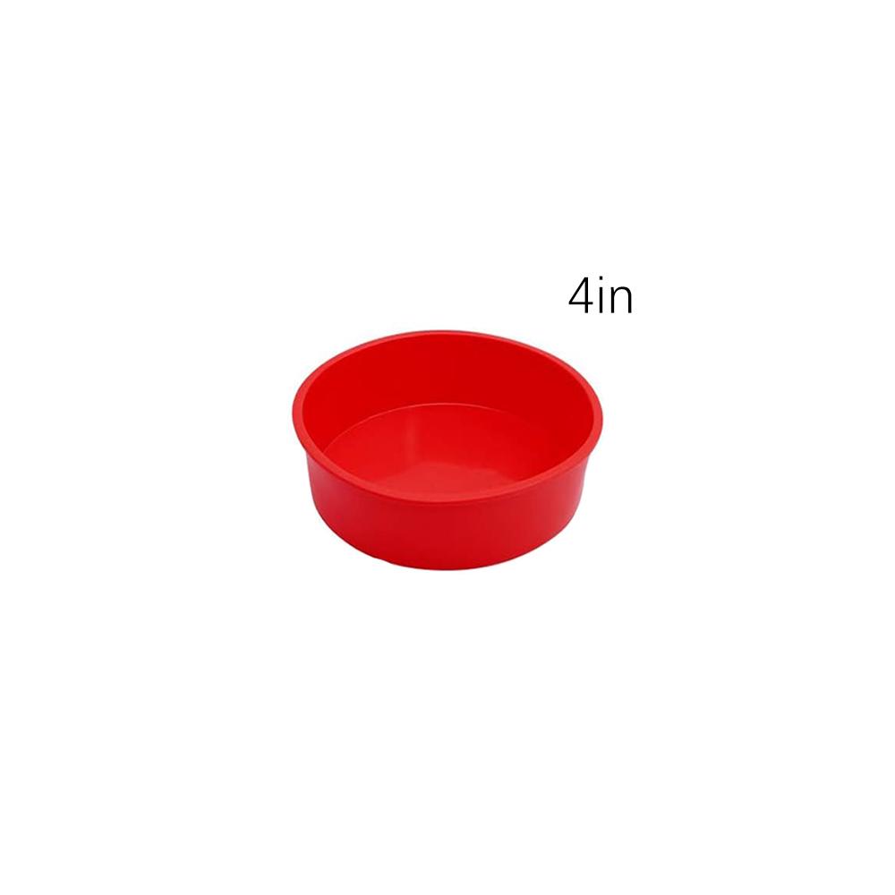 4 6 8 Inch Round Cake Pans Silicone Molds for Baking Layer Cakes Cheese Chiffon Rainbow Cake Baking Pans