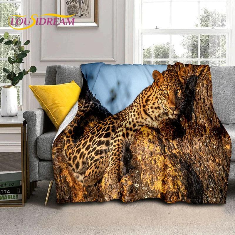 Animal Cartoon Leopard Cheetah Beast Fashion Blanket,Soft Throw Fashion Blanket for Home Bedroom Bed Sofa Picnic Travel Office Cover Fashion