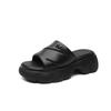 Moda 5cm Morbide Vera Pelle Estive Leggere Mocassini Pantofola Ben Aderenti Open Toe Accoglienti Comode Sagomate Sandali Scarpe