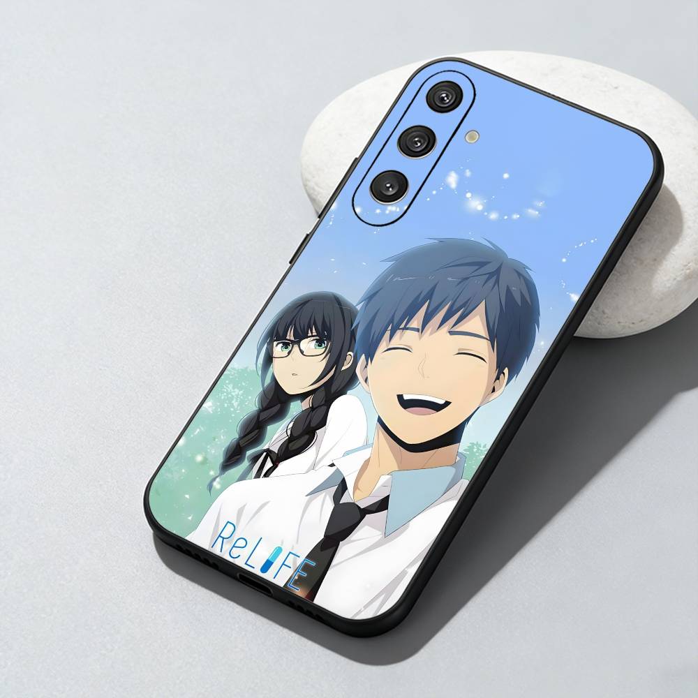 

Чехол для телефона R-ReLIFE Аниме Арата К-Кайдзаки для Samsung Galaxy A73, A72, A71, A70, A52, A51 Другие Мягкий Черный Чехол Samsung a12