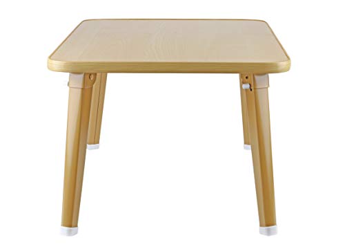 Pearl Metal Chabudai (Chabudai), Natural, 60cm Wide X 40cm Deep X 29.5cm High, Folding Low Table, Wood Grain Finish, UV-Coated Surface, N-8336