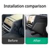 Rear Air Vent Anti Kick Protector Cover For Tesla Model 3 Highland Model Y Juniper 2026 PU Leather Pad Sticker Car Accessories