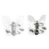 Acrylic Butterfly Shape Comb Organizer Transparent Practical Designs Enhances Space Decors Great for Women and Home Use