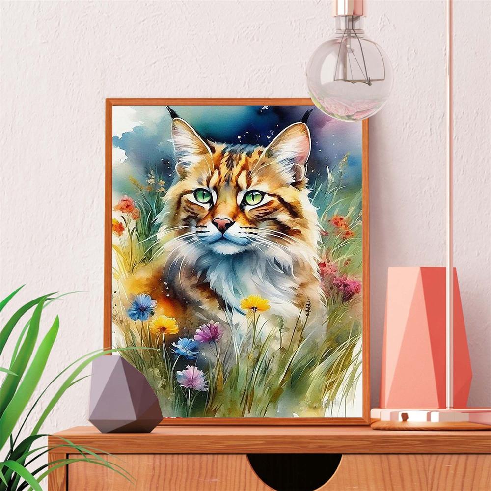 5D Diy Diamant Malerei Katze Wolf voller Platz/Runde Mosaik Stickerei Tiere Baum Wand Dekor