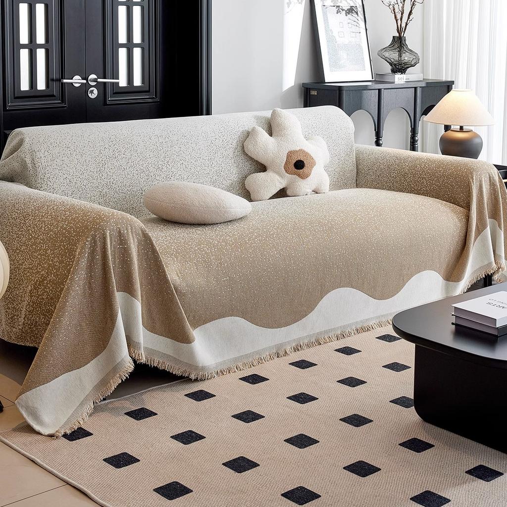 Chenille Sofa Cover Cloth Can Be Spread and Covered with Full Cover Sofa Towel New Year's Sofa Blanket Universal for All Seasons