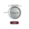 Cross Xin Cheng Anodized Aluminum Pizza Pan, 6-10 Inch, Shallow Round Mold