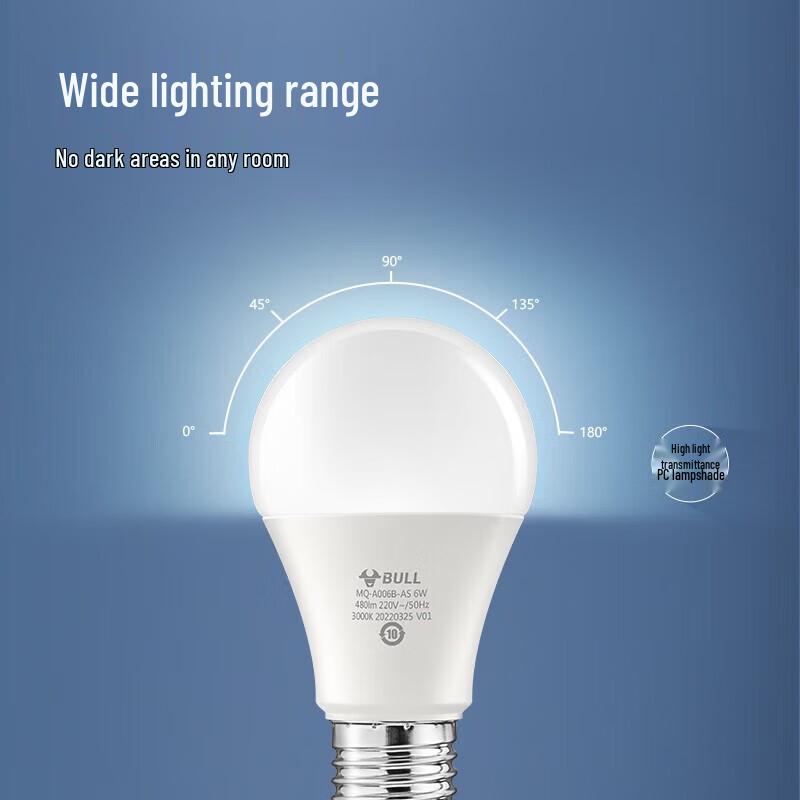 Bull LED E27 Light Bulb 16W Daylight White (2-Pack)