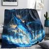 Tuna Print Flannel Blanket, High quality Comfortable for All Seasons, Home Decor, Warmth and Comfort, Perfect for Christmas Gifts