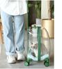 Transparent Pet Travel Suitcase & Stroller - Double-Layer, Airline-Approved for Cats & Dogs.
