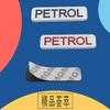 3D Premium Petrol Oil Vehicle Fuel Marking Car Engine Hood Fender Tail Rear Decal Emblem Badge Sticker for Universal