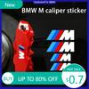 Nové 6ks Samolepky na brzdové třmeny auta Tepelně odolné Decals Autopříslušenství pro BMW M Performance F10 F31 E36 E39 E87 E90 X3