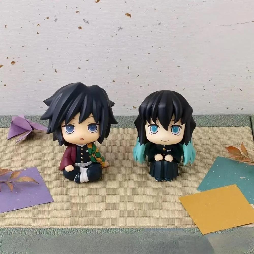 Original Demon Slayer Anime Figures Iguro Obanai Tokitou Muichirou Kawaii Action Collectible Model Figures Toys Children Gifts