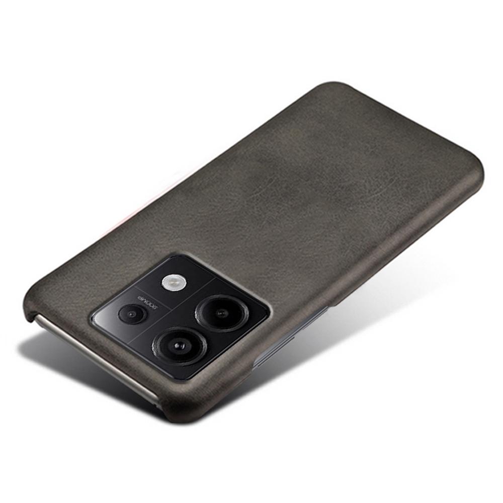 For Xiaomi Redmi Note 13 Pro 5G/Poco X6 5G Case Calf Texture Anti-Scratch PU+PC Phone Shell