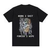 I Am Afraid of Talking To Women T-Shirts Hard Skeleton Meme Unisex Women Print Tee Cotton T Shirt Oversized Short Sleeve Tshirt