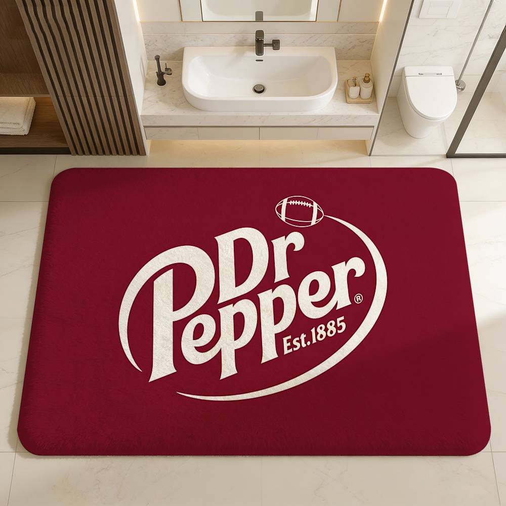 D-Dr P-Peppers Bathroom Mat Anti-slip Absorb Water Long Strip Cushion Bedroon Mat Welcome Doormat