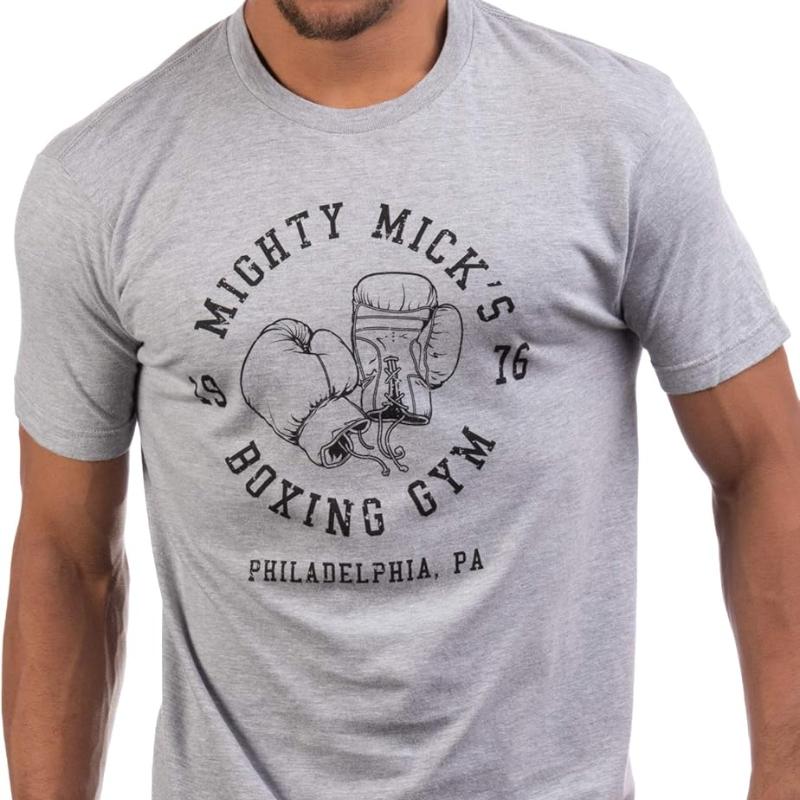 Mighty Mick's Boxing Gym 1976 | Philadelphia Boxer Vintage Style Gloves T-Shirt Ventilate
