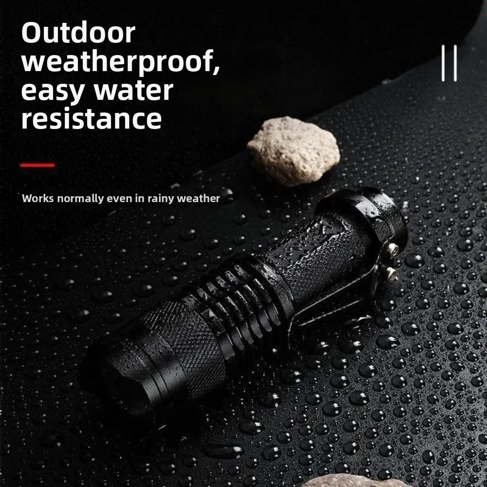 Aluminum Zinc Zinc Alloy LED Zoom Flashlight Super Bright Dimmable Camping Lamp  Outdoor Activity