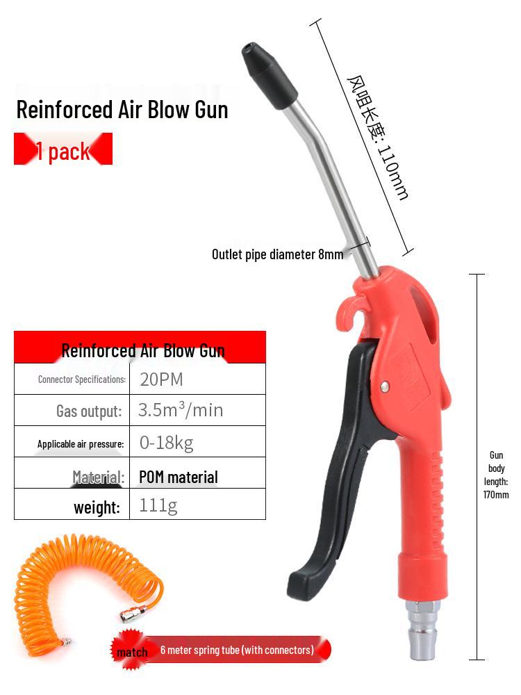 High-Pressure Air Blow Gun for Dust Removal