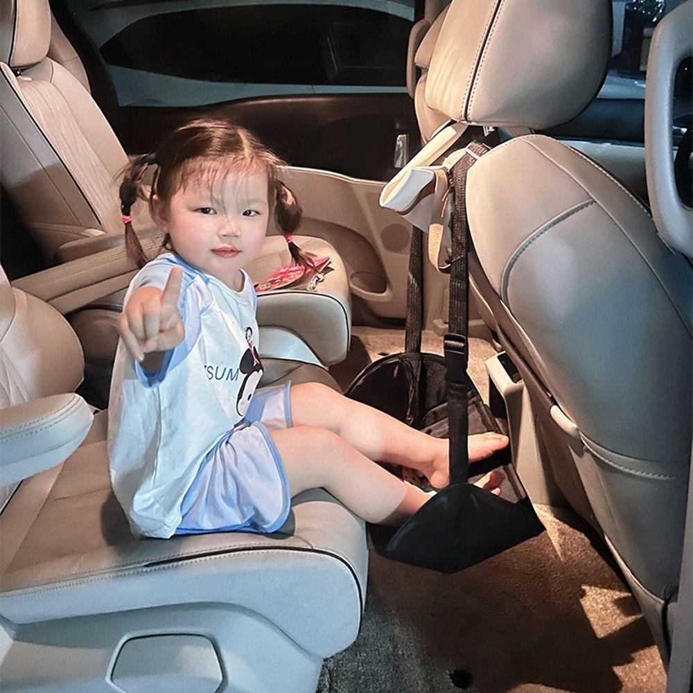 Foldable Travel Foot Rest Adjustable Car Seat Gap Leg Sling Hanging Foot Pad Long Journey