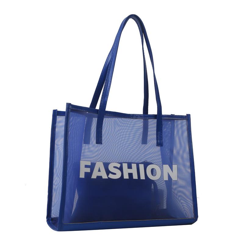 

2024 summer new trend shoulder bag large capacity tote bag women this year popular large capacity commuter bag women синій