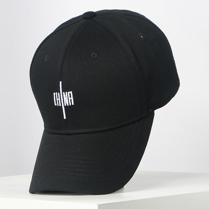 2025 New Chinese Style Embroidery National Men's Hat Fashion Cap Ins Stream Baseball Cap Women Show Small Face