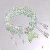 Mori Style Starry Sky Crystal Butterfly Bracelet - Elegant, Versatile Fairy Design for Women and Best Friends